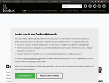 Tablet Screenshot of leolux.de