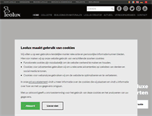 Tablet Screenshot of leolux.nl